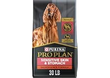 Purina Pro Plan Sensitive Skin and Stomach Dog Food With Probiotics for Dogs, Salmon & Rice Formula - 30 lb. Bag