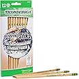 Ticonderoga EnviroStik, No. 2 Soft, Six 12-Count Hang Tab Boxes, Total 72 Pencils, (Wood-Cased Black Writing), Made from Recycled Content, 100% Recyclable (96212)