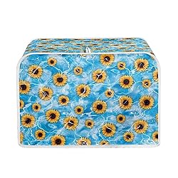 Talayituse Sunflower Print 4 Slice Toaster Covers