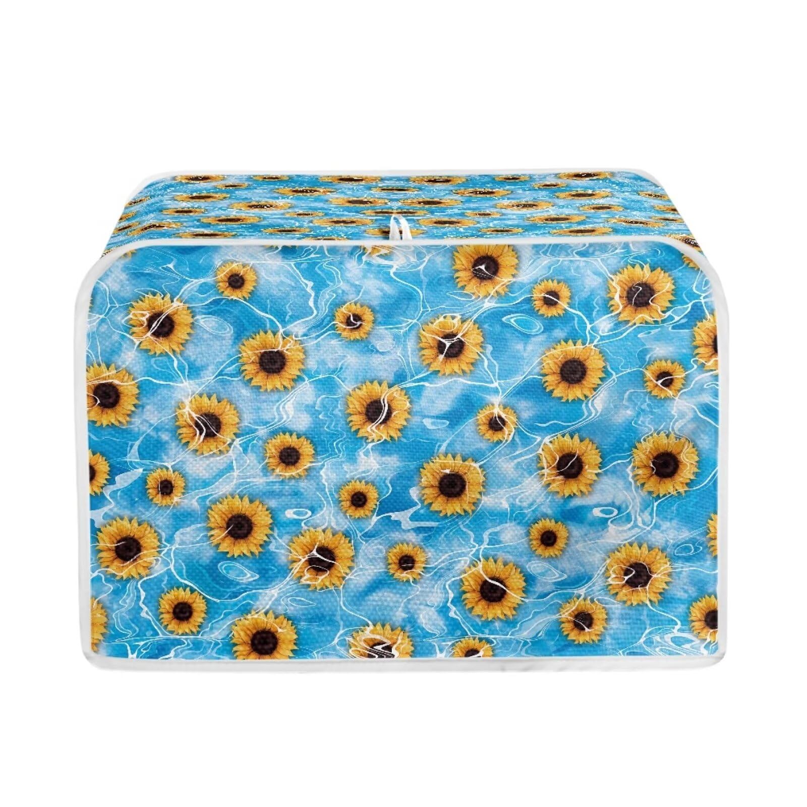 Talayituse Sunflower Print 4 Slice Toaster Covers