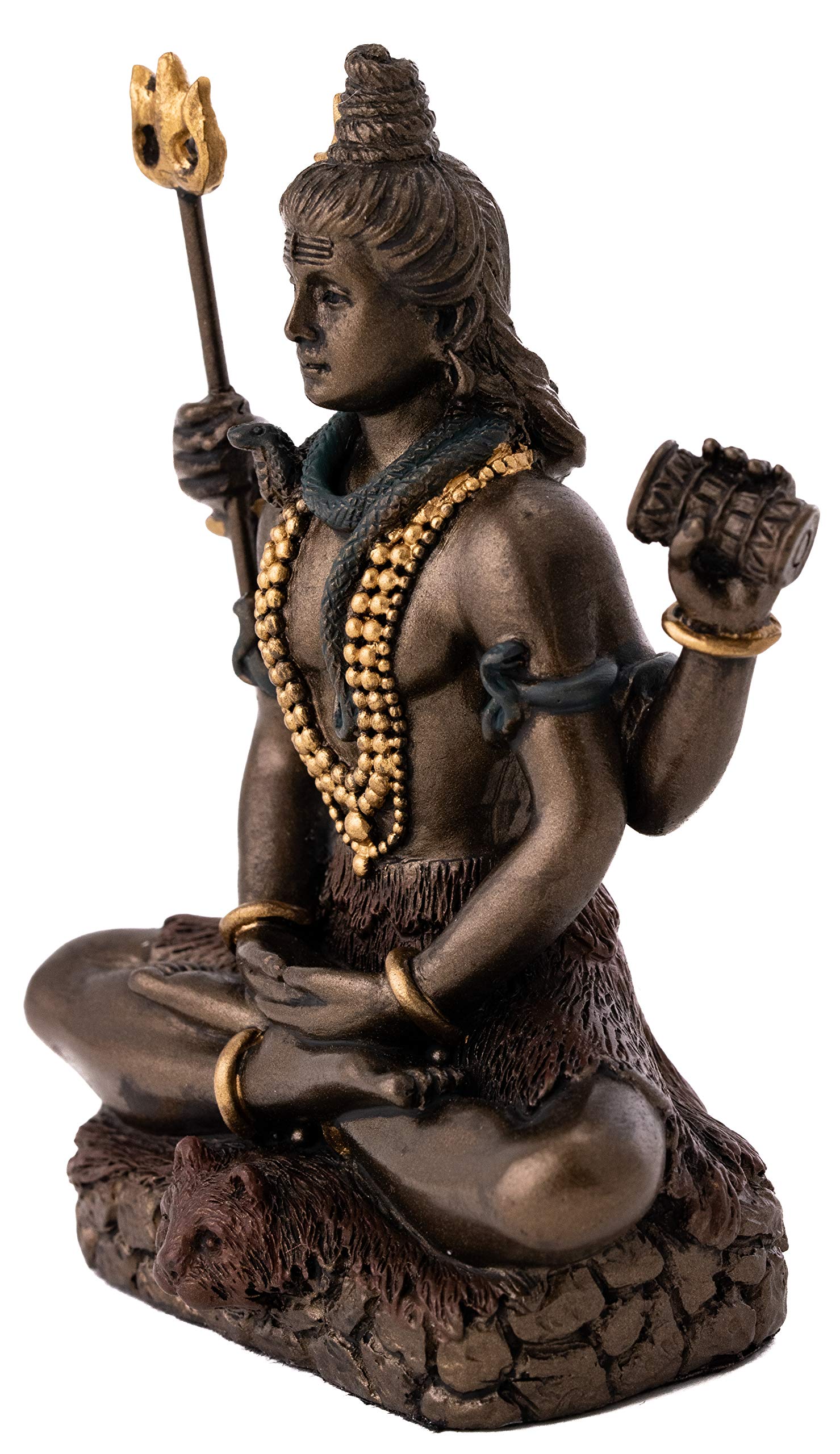 Small Shiv Mua Top Collection Mini Lord Shiva Statue in Lotus Pose - Hindu God and ...