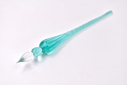 Raylinedo Handmade Crystal Glass Dip Pen Glass Calligraphy Dip Pen Glass Signature Pen Icegreen Amazon Ca Home Kitchen