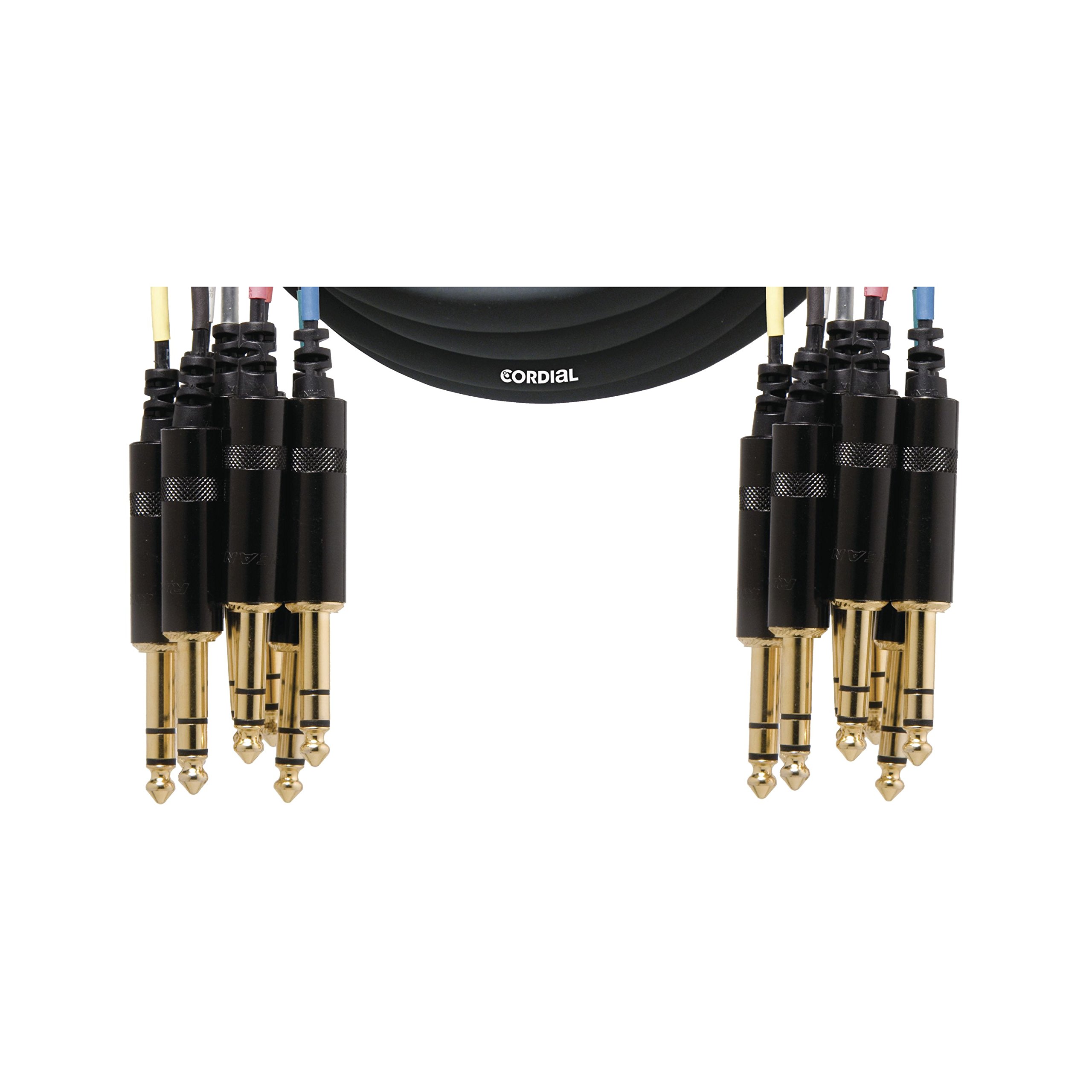 Cordial CML 8-0 VV 3 C Loom 8 x Stereo Cable Jacks 6.3 mm / 8 x Stereo Cable Jacks 6.3 mm Cable Length 3 m