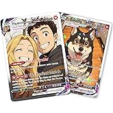Evamall Personalized Pet as Poke Card, Turn Your Pet into a Anime Art, Custom Photo Anime Poke Card, Gift For Him, Gift For Her, Dog/Cat Lover Gift