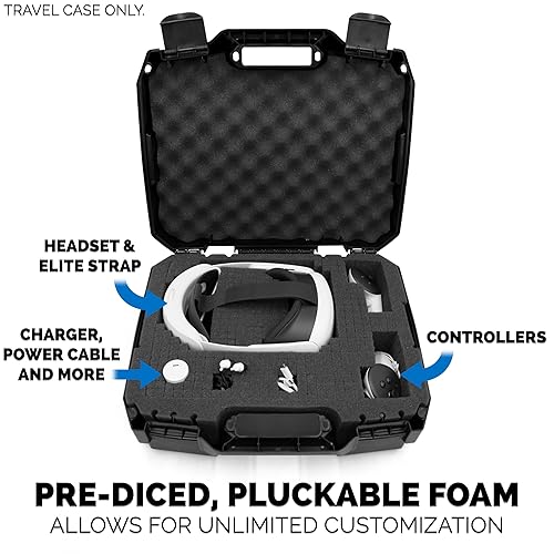 CASEMATIX Hard Case Compatible with Meta Quest 3S, Meta Quest