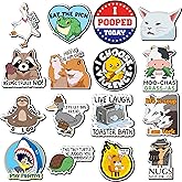 16PC Funny Fridge Magnets for Adults, Snarky Sarcastic Cute Weird Magnets for Gaming Kitchen Home Decor Bumper School Locker Work Accessories
