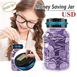 Coin Piggy Bank Saving Jar, Winnsty Digital Coin