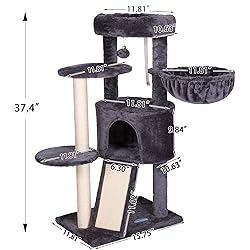 Hey-brother Cat Tree with Scratching Board, Cat