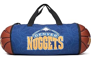 MACCABI ART Official Denver Nuggets Duffel Bag for Sports/Basketball – Foldable/Extendable