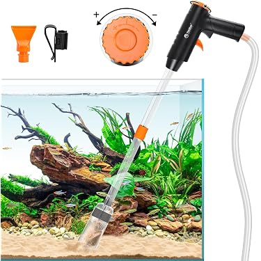 Aspiradora De Grava Eléctrica Bomba Sifón Para Acuario | Limpieza Fácil Y Cambio De Agua