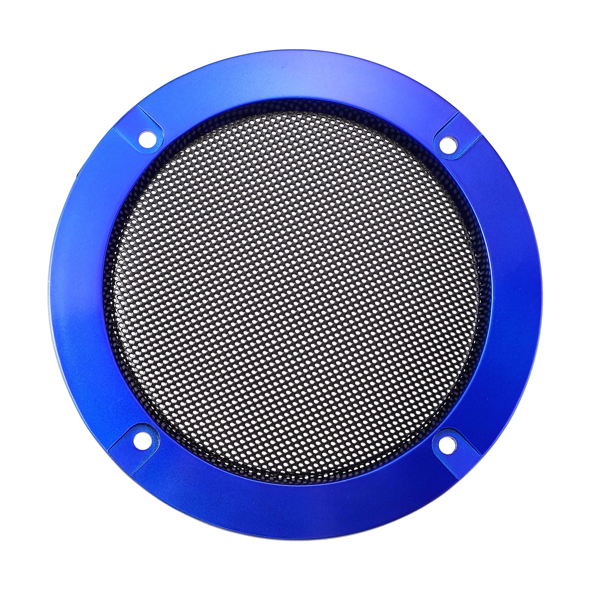 Photo 1 of X AUTOHAUX 4 Inch Car Metal Audio Speaker Grill Cover Mesh Woofer Horn Guard Decorative Circle Grille Protector Blue