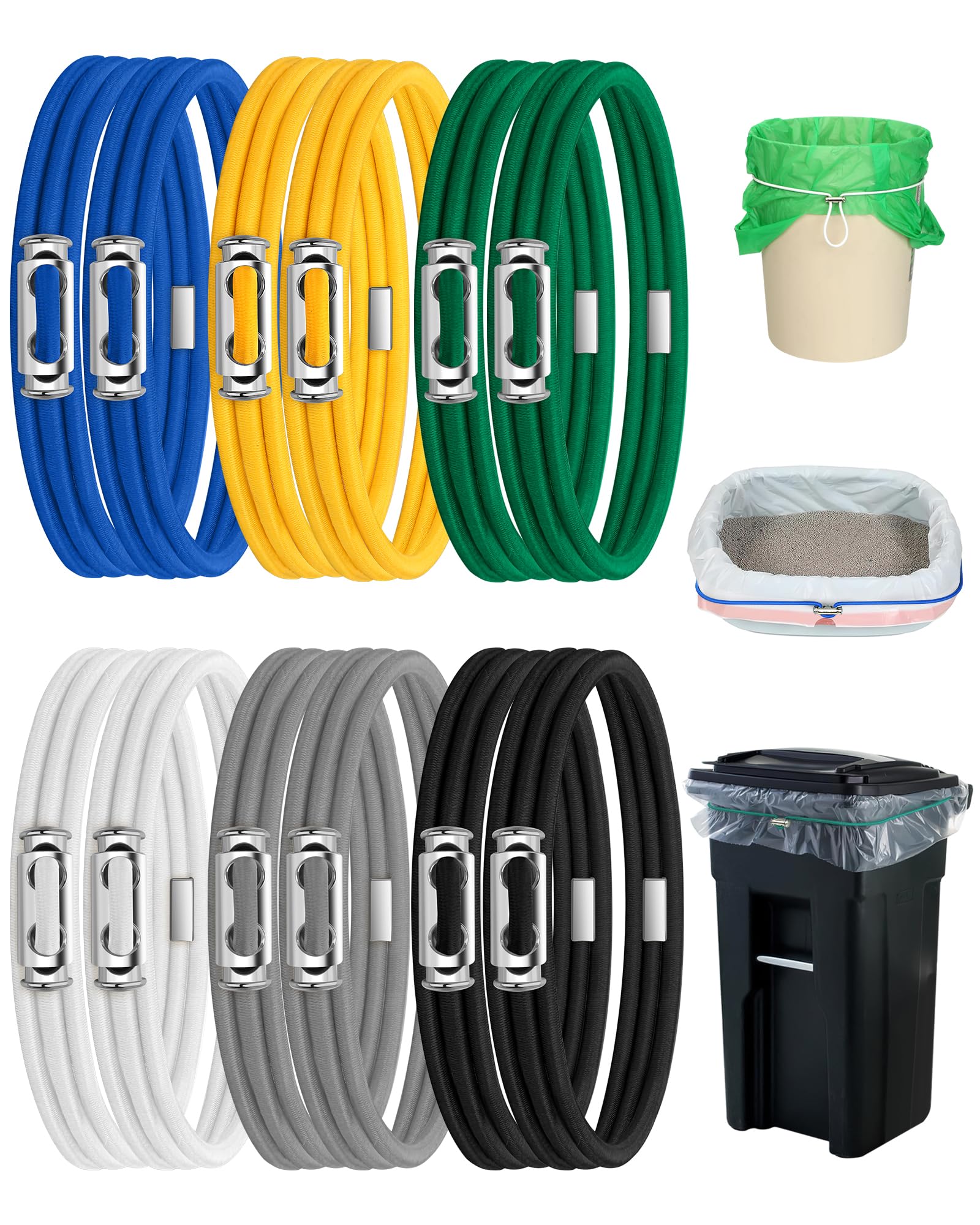 Mua Garbage Can Bands Cord Lord Design Adjustable Large Trash Can