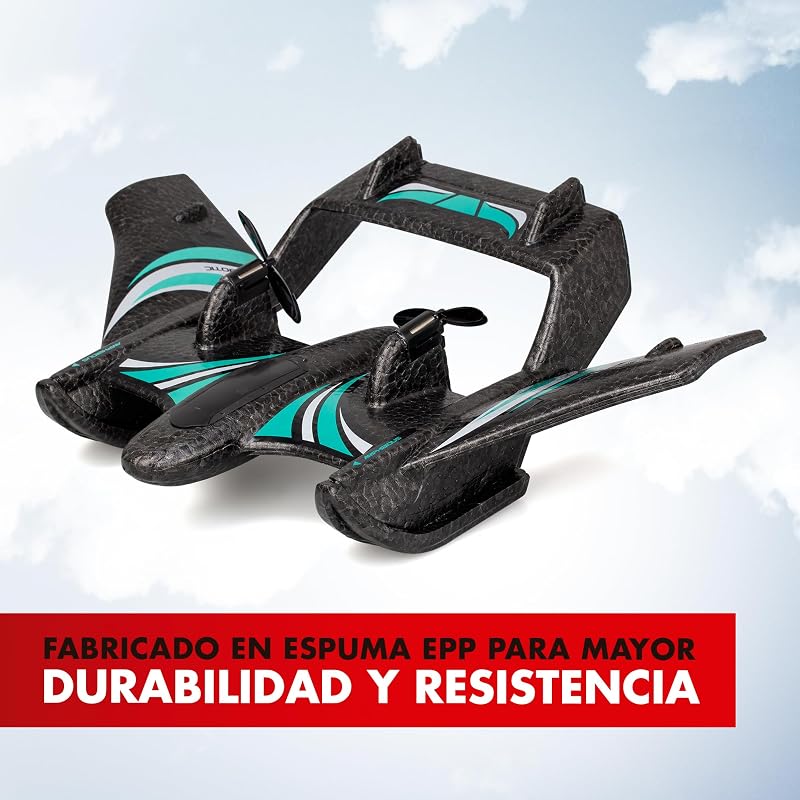 Aqua Wingz Avión RC con Luces LED, Despegue en Agua o Tierra, Espuma EPP Resistente, +10 años, (62004498) — foto 7 de 7