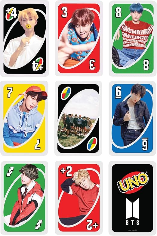 cartas uno bts comprar