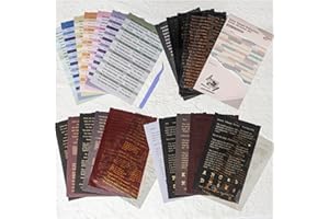 Diuhofart Quote and Sayings with Bible Verses Stickers for Journaling, 846Pcs Word Stickers, 24 Sheets Gold Foil Small Talk Sticker Book for Junk Journal Supplies, Scrapbooking, Bujo, Card Making