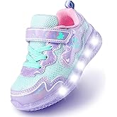 AMZKC ZKA Toddler Light Up Shoes for Girls Boys Size 5 to Size 13 Sparkle Walking Running Tennis Casual Fashion Sport