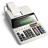 Sharp Heavy Duty Color Printing Calculator, White (EL-1197PIII) | Clock &amp; Calendar, Fast 4.5 Lines-Per-Second Two-Color Printing, Bright Fluorescent Display, Plastic Enclosure, 12.9" x 8.7"