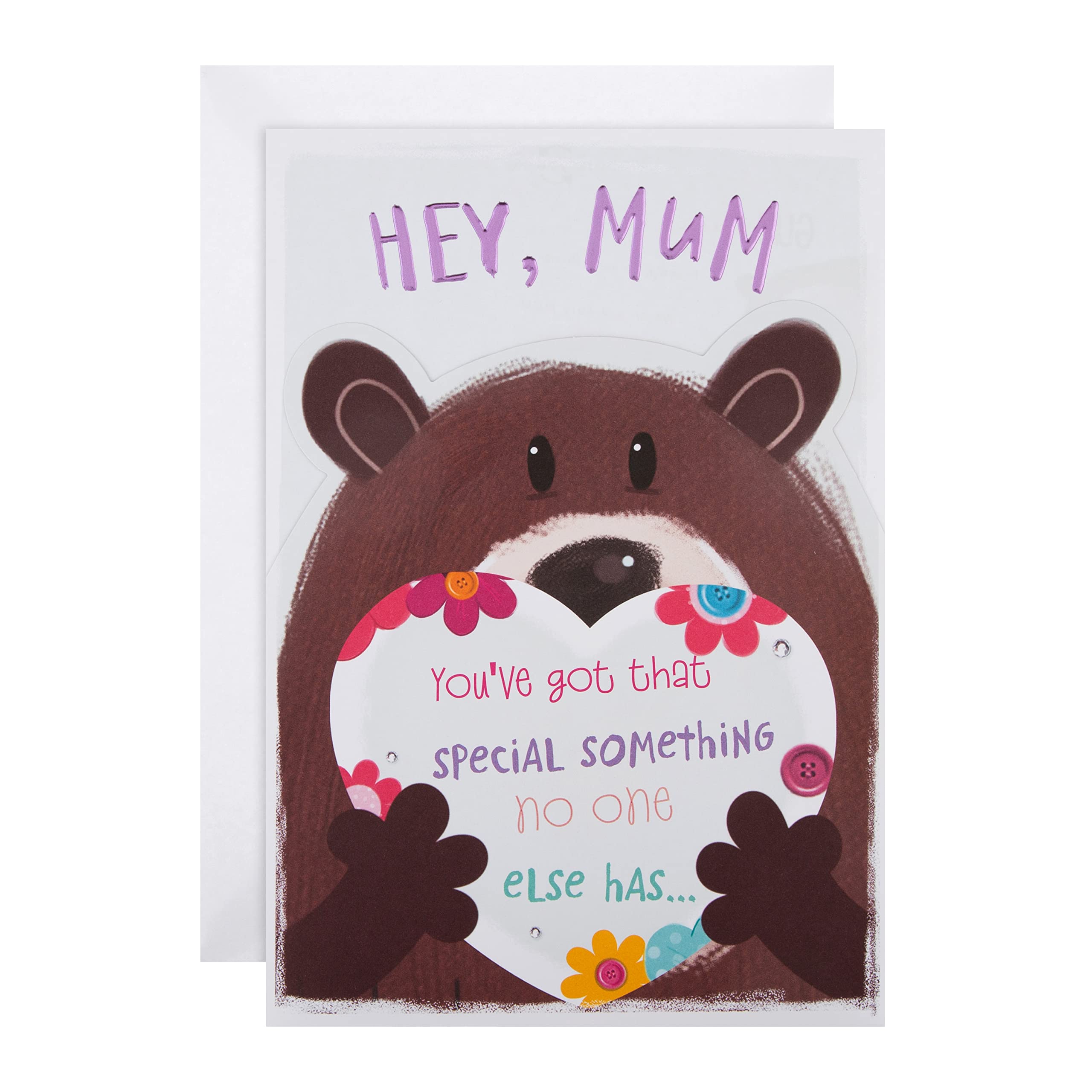 Hallmark Birthday Card for Mum - Funny Die Cut All About Gus Design