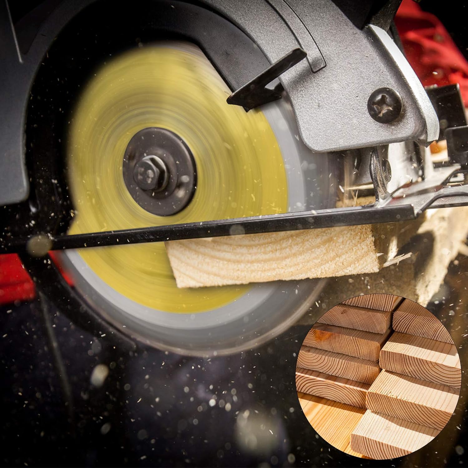 GoYonder 7 1/4 Inch Circular Saw Blade 60 Tooth TCT Carbide 7.25 Inch Saw Blades with 5/8 Inch Arbor for Cutting Wood: Industrial & Scientific