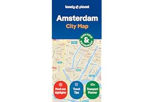 Lonely Planet Amsterdam City Map 2 2nd Ed.: Durable, Waterproof, Easy-Fold Planning Map with Attractions & Walking Tours
