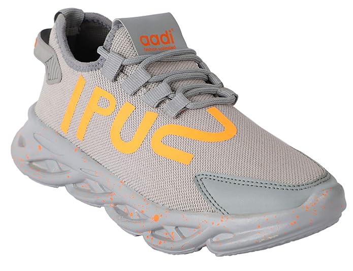 aadi men's black running shoes