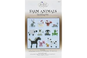 QUILLED CREATIONS Quilling Kit, Farm Animals