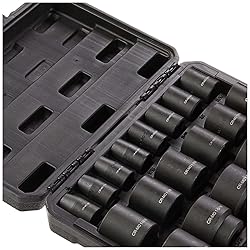 Amazon Basics 19-Piece 1/2-Inch Drive 6 Point