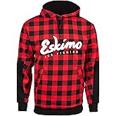 Eskimo® Retro Buffalo Plaid Hoodie, Unisex, Plaid, 43615