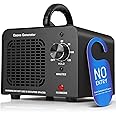 Ozone Generator 40000mg/h, Ozone Machine, High Capacity Odor Eliminator for Car/Home/Smoke/Pet Odor(Black)