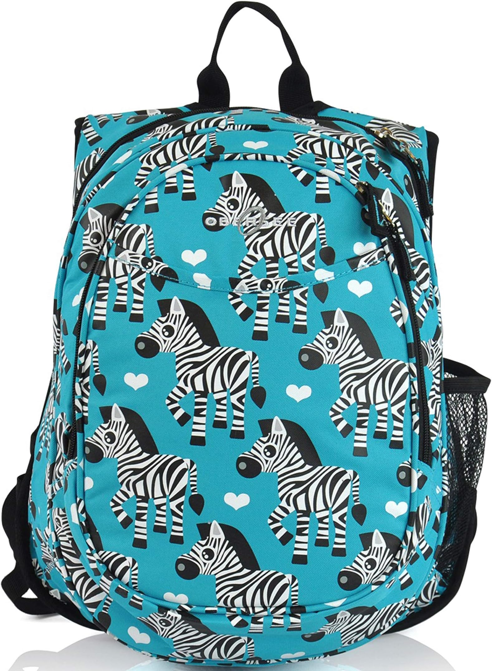 Unisex Kids Mini Preschool All-in-one Backpack for Toddlers and Kids Obersee Kid's All-in-One Mini Preschool Bookbag for Elementary School with Integrated Lunch Box Cooler (Dinos)