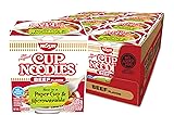Nissin Cup Noodles Soup, Beef Flavor, Microwaveable