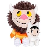 Kids Preferred Where The Wild Things are Max &amp; Moishe Duo Cuteeze Plush - Super Soft Materials, Crinkle, Beans in Bottom, Embroidered Details, 12 in