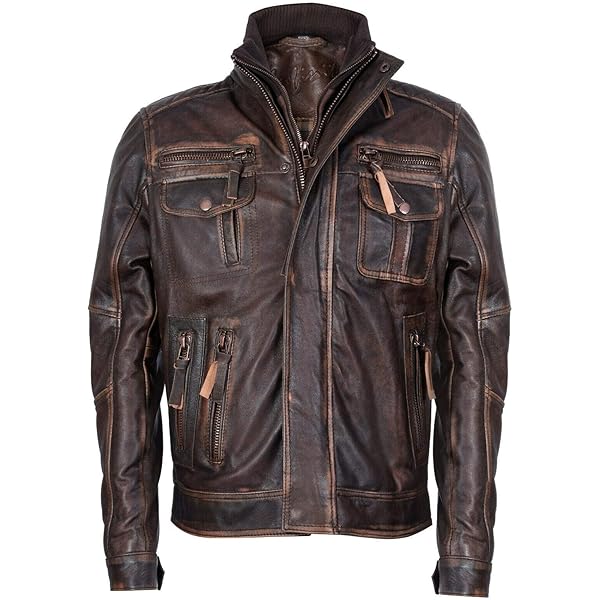 Mens Vintage Black Brando “Live to Ride” Embossed Eagle
