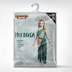 Spooktacular Creations Girls Medusa Costume, Child