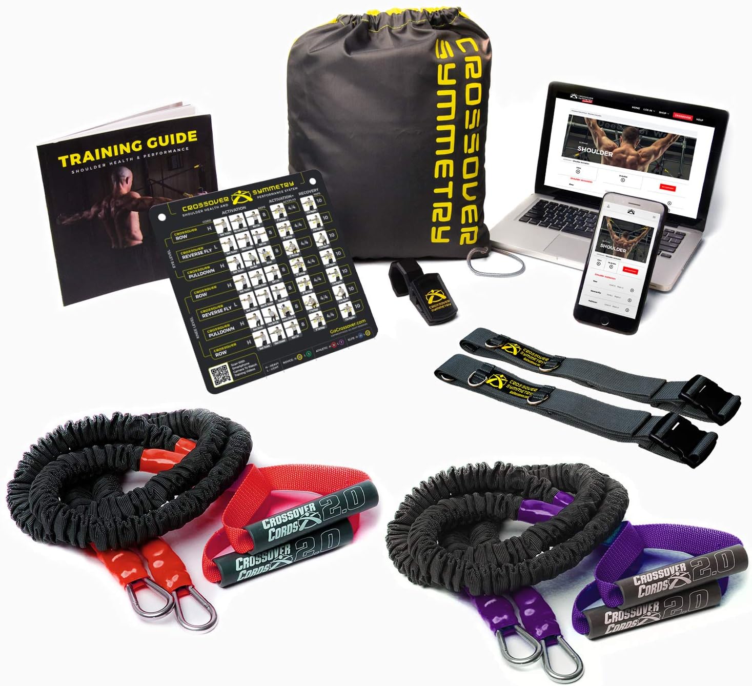 Crossover Symmetry Individual Package – Shoulder Health and Performance System. Perfect for Fitness, Warmups, Arm Care, Rotator Cuff Exercises or Rehab