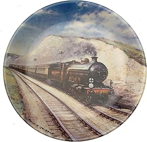 Bradford Exchange Davenport Train Plate Southern Belle by Paul Gribble Great Steam Trains Collection - CP874