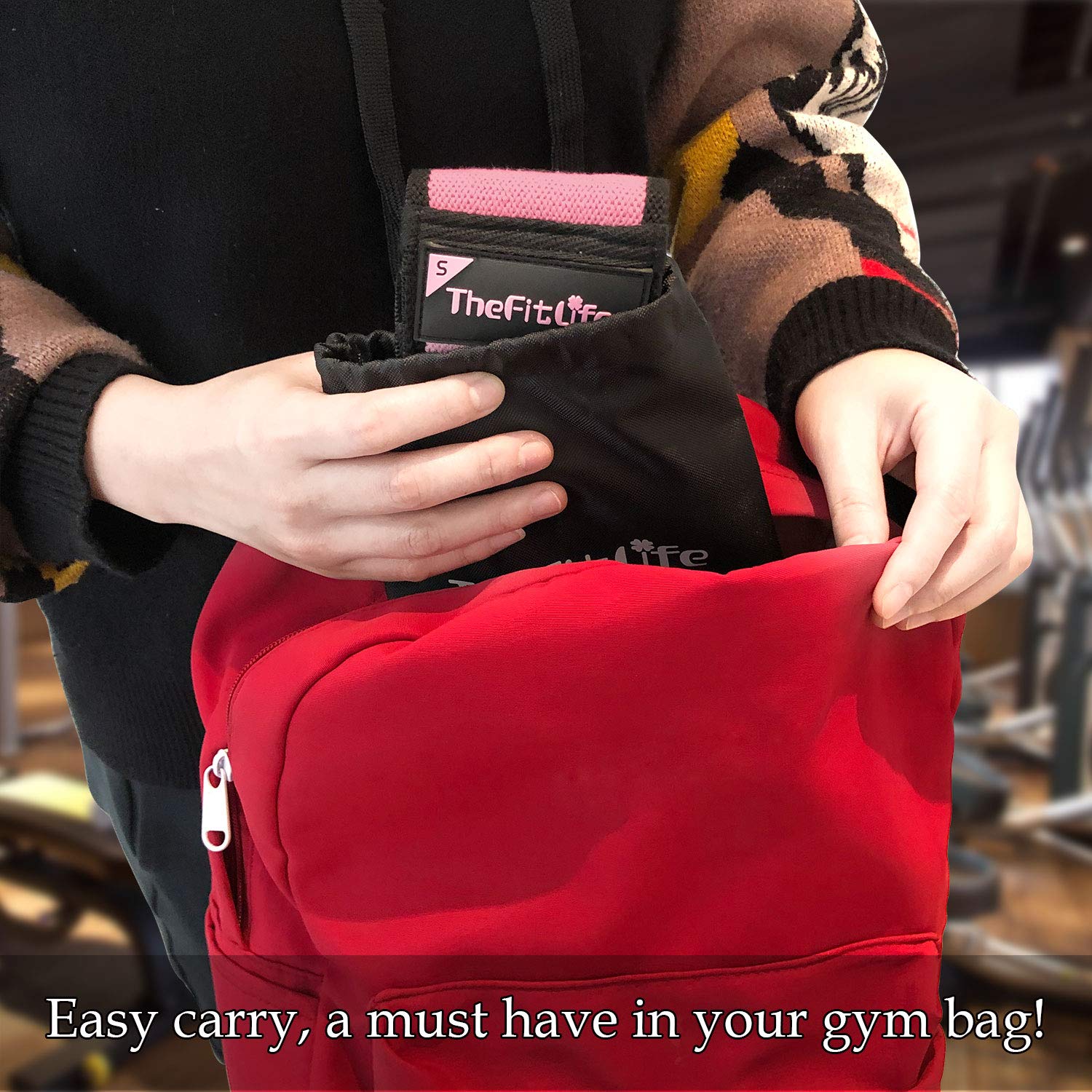 TheFitLife Resistance Bands for Legs and Butt Fabric Mini Exercise