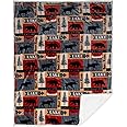 CARSTENS, INC. Ultra Premium Super Soft Plush Sherpa Fleece Oversized Throw Blanket 54" x 68", Lake House