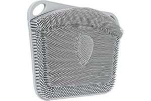 FREATECH Large Silicone Shower Foot Scrubber Mat with Suction Cups - Clean, Exfoliate and Massage Feet Without Bending for He