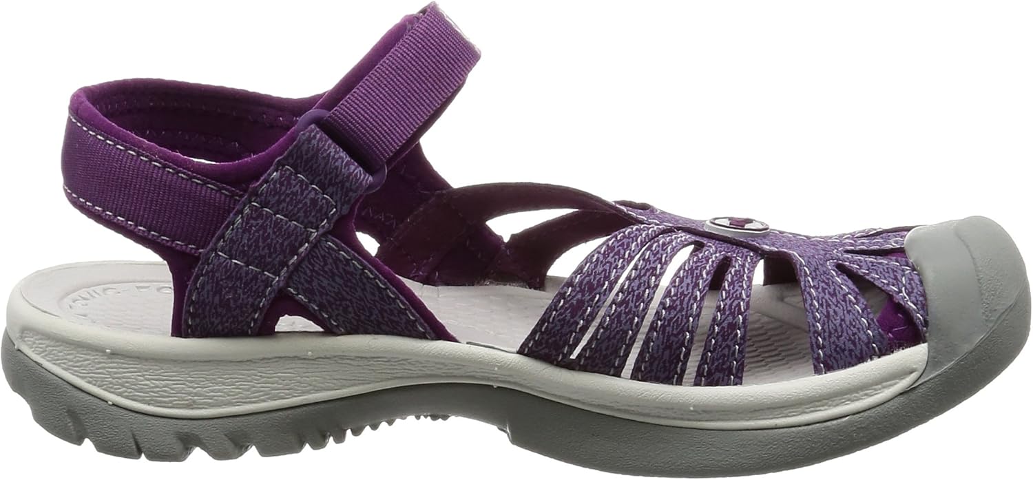 keen rose sandal dark purple