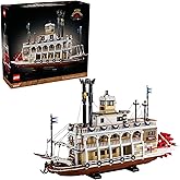 LEGO Ideas River Steamboat 3D Puzzle - Room Decor for Men and Women - Boat Model Building Kit for Adults, Ages 18+ - Arts & C