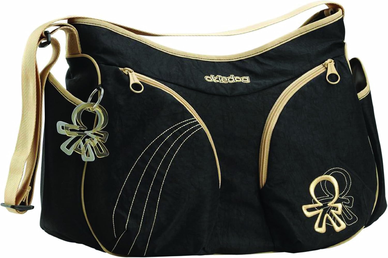 okiedog Urban Mondo Messenger diaper bag (black) Shoes