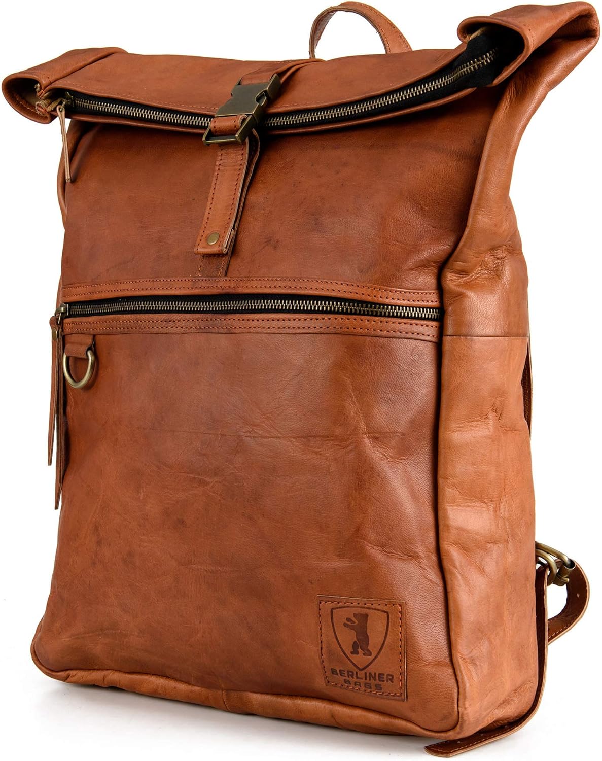 Berliner Bags Utrecht XL Leather Backpack Laptop Rucksack Men Women