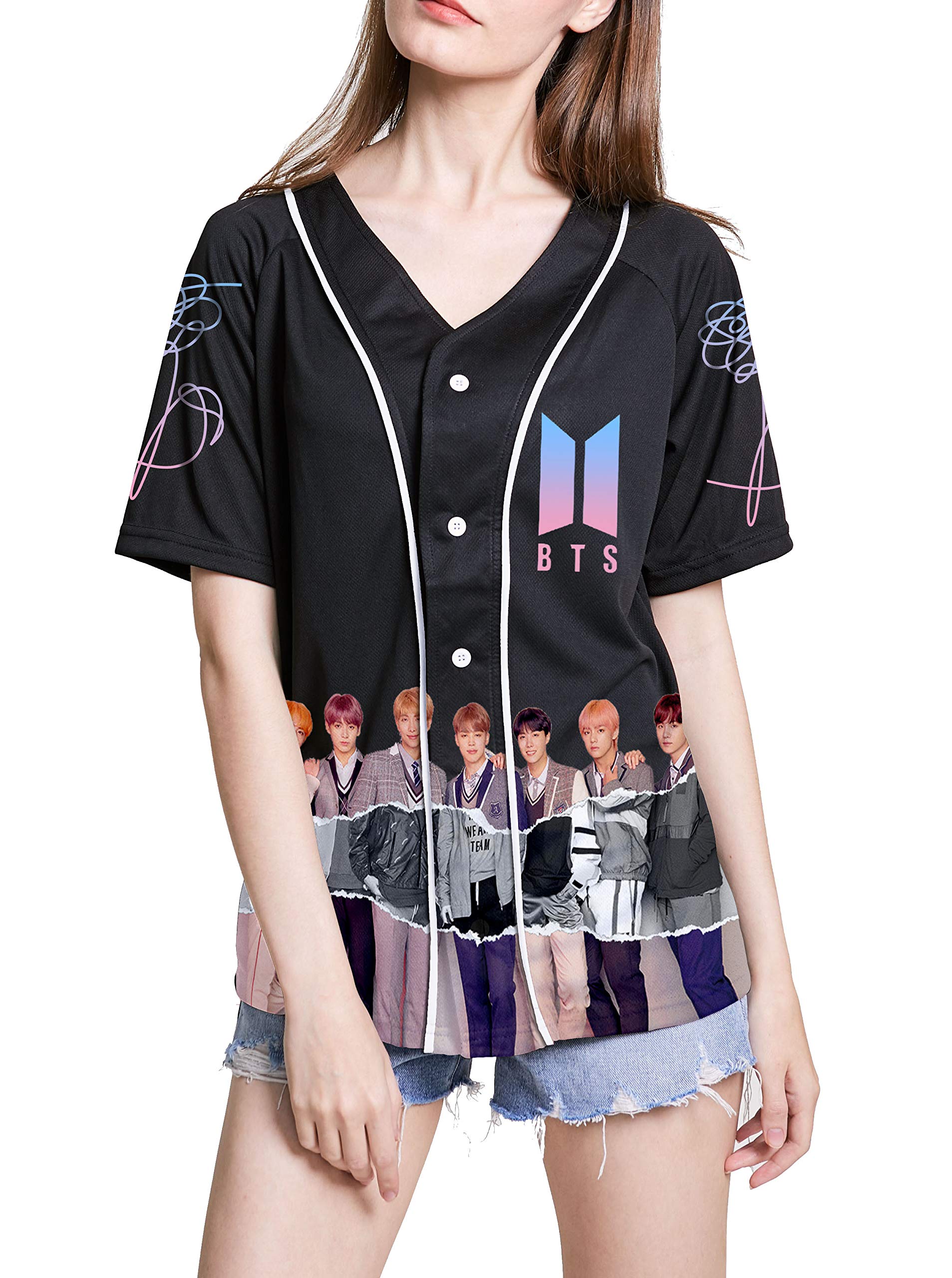 Buy Dolpind Kpop BTS Jersey Love Yourself Shirt Jimin Suga V Jungkook