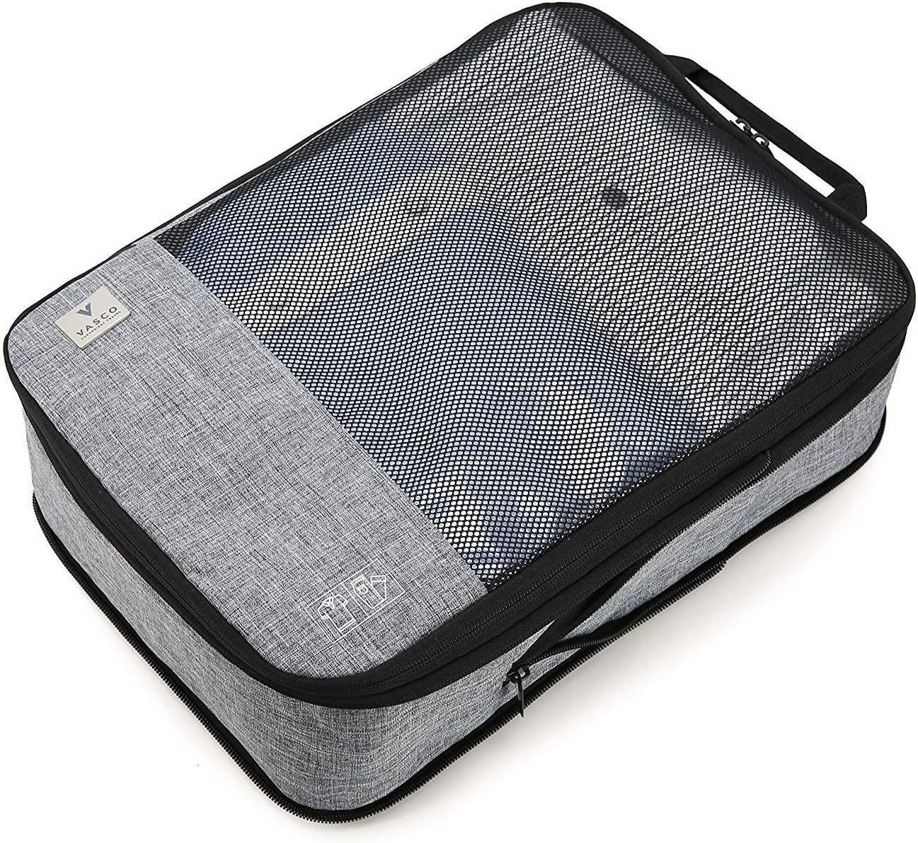  | Premium Travel Compression Packing Cubes – [4 Set] Luggage Organizer Bags – Save 60% Of Space In Luggage – Smart Travel & Water Resistance [S+2M+L Size] Grey | Packing Organizers