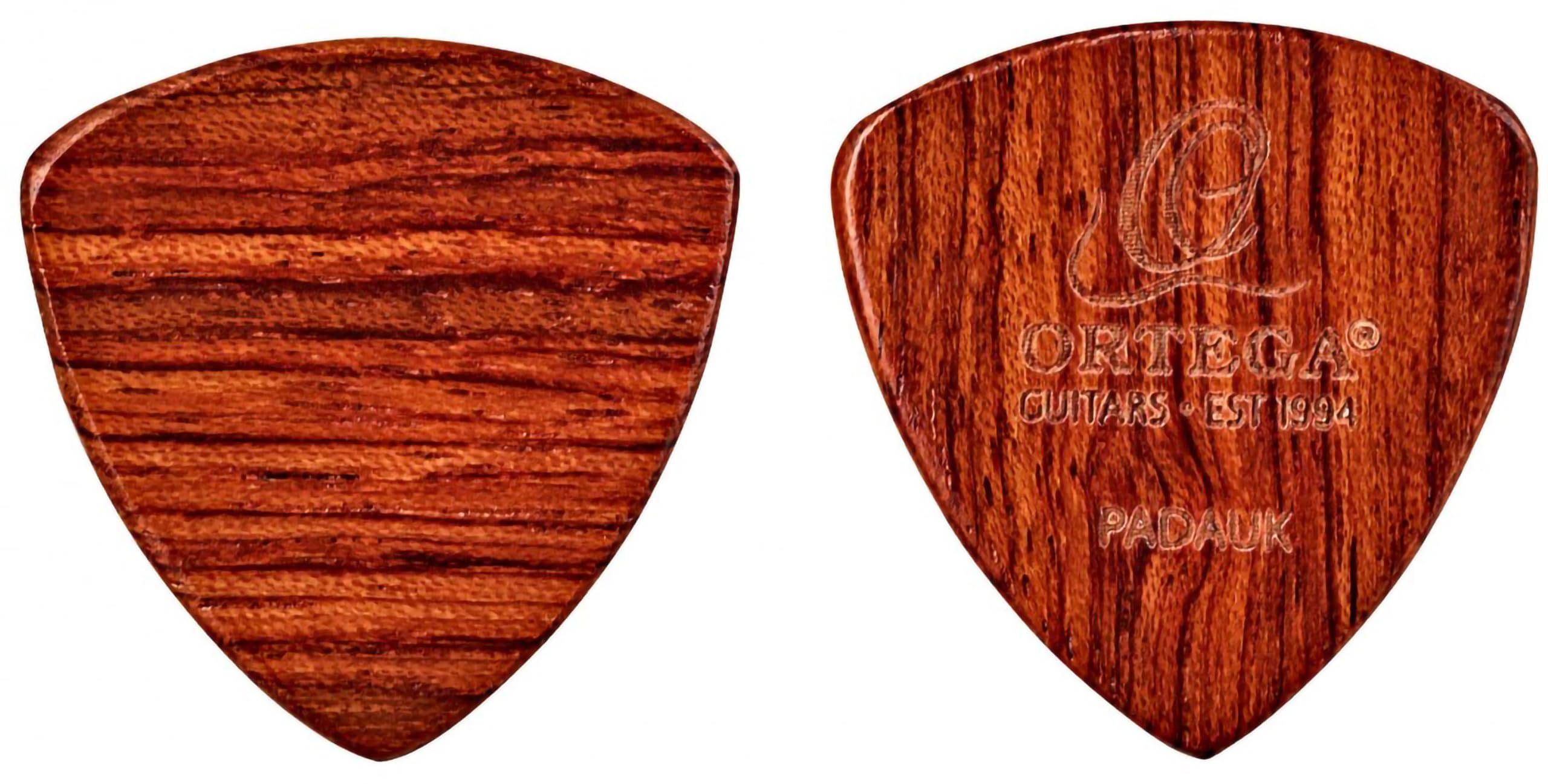 ORTEGA padouk wood picks XL - flat / 2pc pack (OGPWXLF-PD2)