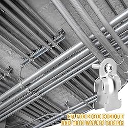 Landhoow 25 Set EMT Pipe Universal Strut Clamps 304