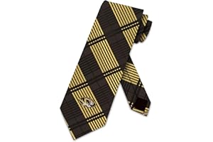 Eagles Wings Missouri Tigers Black-Gold Poly Plaid Woven Tie