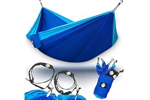 Legit Camping Hammock - Hammocks - 2 Person Hammock - Tree Hammock - Double Hammock - Portable Hammock - Outdoor Hammock - Hammock - Travel Hammock - Hammocks for Outside - Heavy Duty Hammock