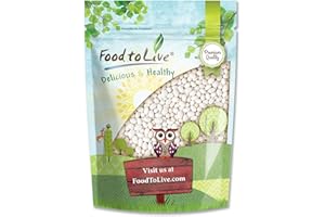 Food to Live Navy Beans, 3 Pounds Raw, Dried, Vegan, Kosher, Whole Small White Kidney Beans in Bulk, Good Source of Protein, Fiber, Folate, and Copper. Low Sodium. Great for Cooking and Soups